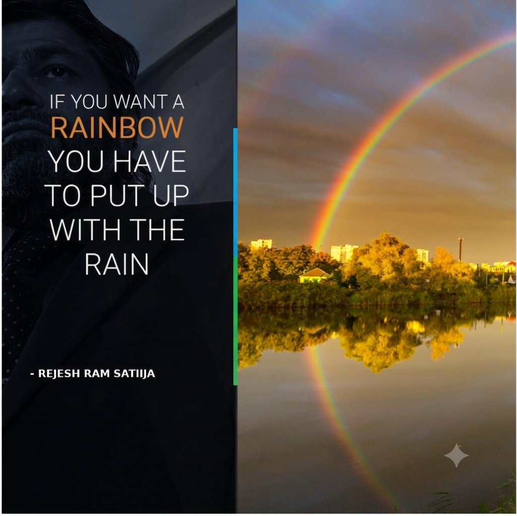 If You Want a Rainbow, You Have to Put Up With the Rain