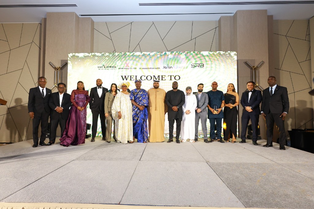 UAE Africa Networking Group welcome on stage