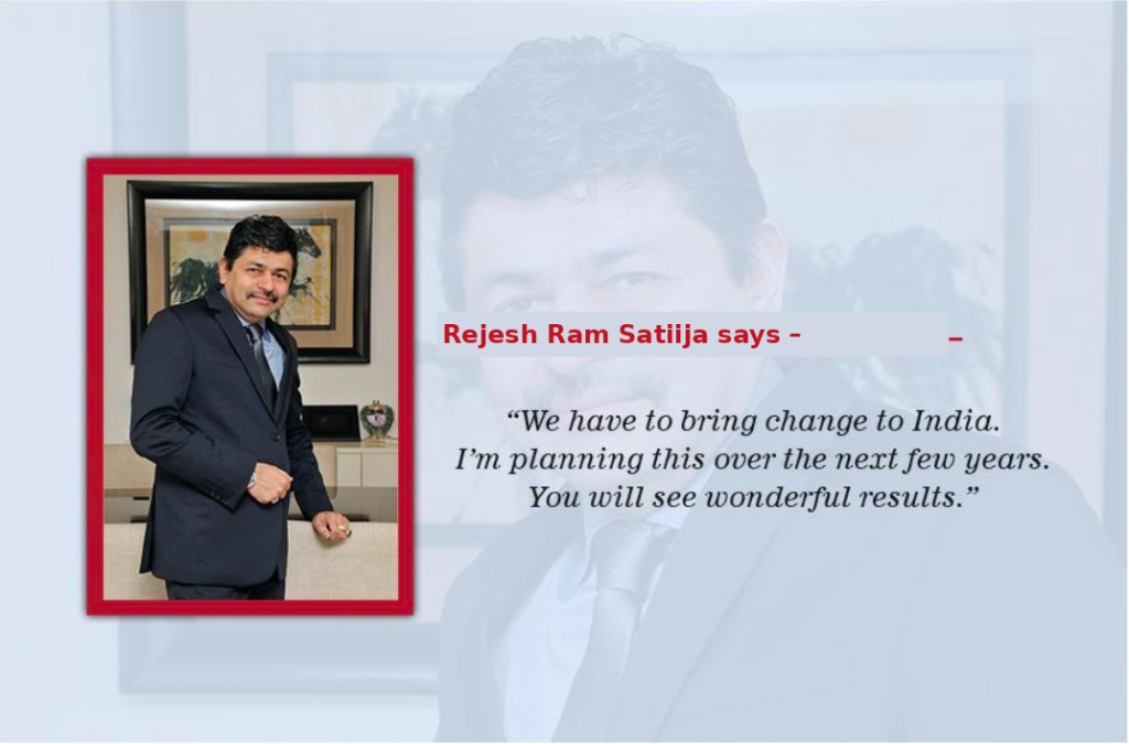 Magazine features on Rejesh Satiija